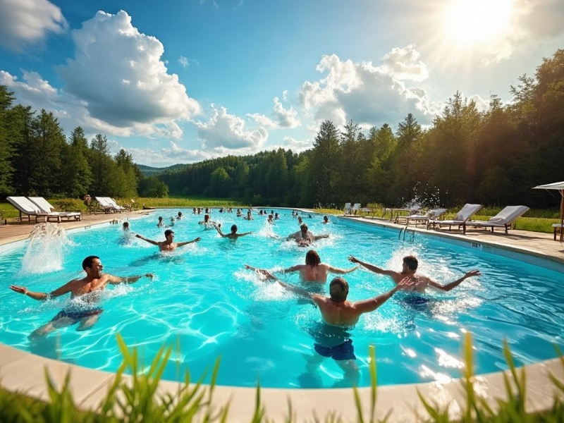 公共場(chǎng)所天然游泳池