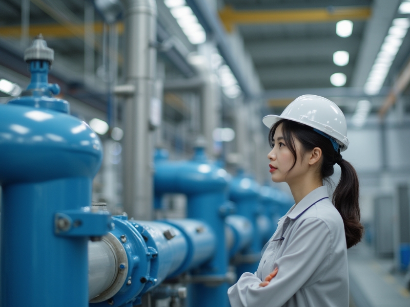 大型工業水處理系統現場