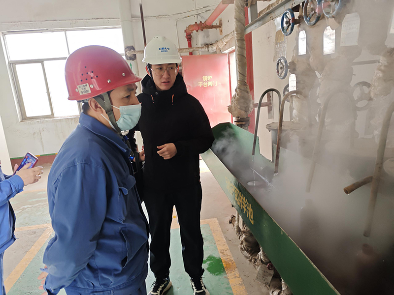 火電廠鍋爐水汽現場