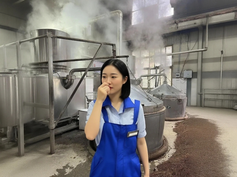 酒廠釀造發(fā)酵現(xiàn)場(chǎng)