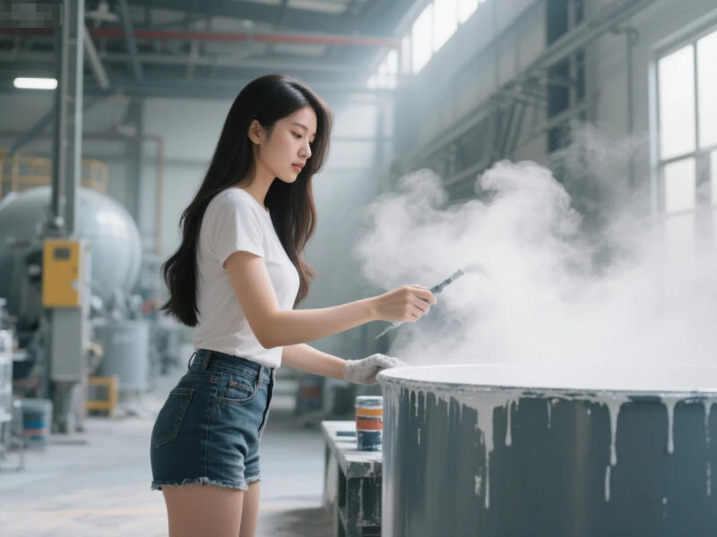 耐高溫涂料TEOS正硅酸乙酯泄漏揮發現場圖