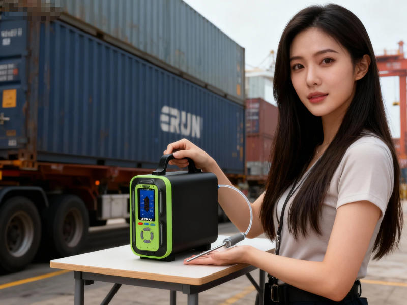 海關集裝箱熏蒸現場